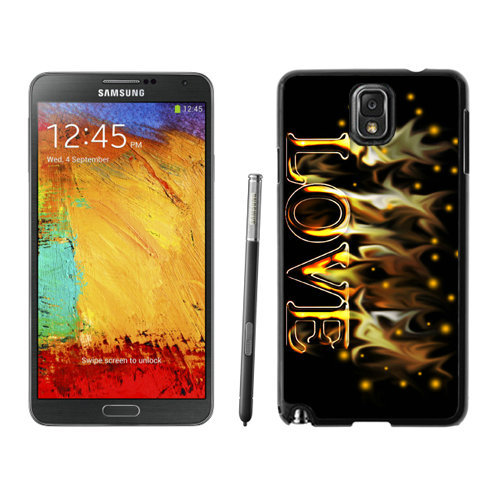 Valentine Love Fire Samsung Galaxy Note 3 Cases DZR | Women - Click Image to Close